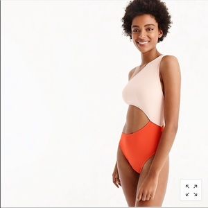 J Crew Two Toned Playa Swimsuit